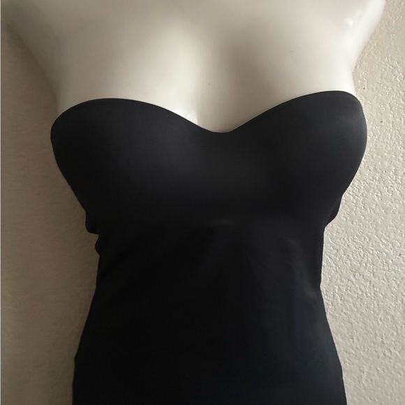 Victoria's Secret Black Strapless Second Skin Dress Slip 36B - Picture 6 of 13